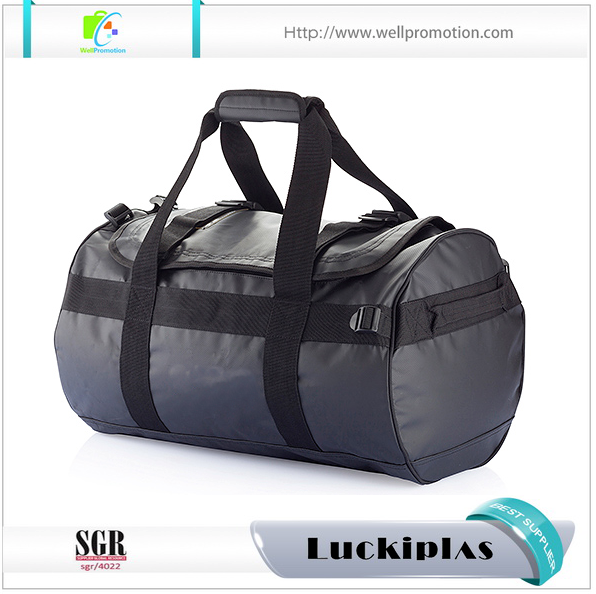 Customized durable waterproof tarpaulin offshore travel bag
