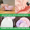 Adjustable Reusable Bowl Covers Waterproof Fabric recycled Double Sided Casserol Covers with Drawstring