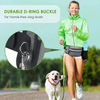 Dog Treat Pouch for Training Built in Poop Bag Dispenser With Hidden Water Bottle Holder Hand Free Waist Belt Fanny Pack