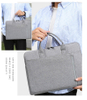 Custom logo waterproof sustainable office depot sleeve laptop business conference bags cases laptop bag grey with handle