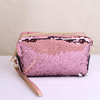 Sparkling Cute Sequin Make Up Bag Fashion Ladies Cosmetic Organizer Pouch Zipper Bag For Daily Travel