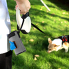 Dog Poop Bag Holder Leash Attachment, Dog Waste Bag Dispenser With Carabiner Clip For Dog Leash & Poop Bag