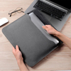 custom waterproof leather laptop case sleeve for 13 14 15 inch notebook tablet ipad tab durable pu laptop sleeve bag