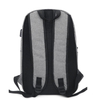 Custom Logo Travel Laptop Backpack Light Gray College School Bookbag with Usb Charging Port Classic Casual Backpack Bag Man