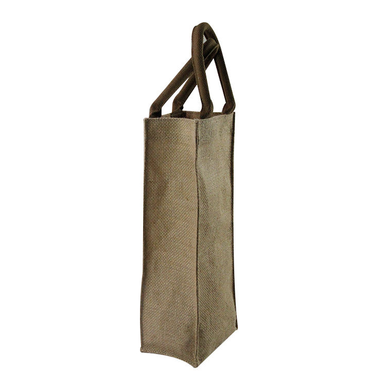 100% nature hemp shopping bag, wholesale reusable custom jute tote bag