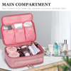 Large Capacity Recycled Rpet Travel Toiletry Bag for Women Luxury Portable Makeup Organizer Bag