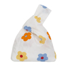 Lovely Printing Wrist Knot Bag Small Ladies Wallet Handbag Lightweight Fashion Purse Hand Bag