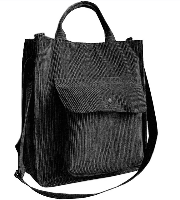 Women Corduroy Shoulder Bag Casual Crossbody Bag Corduroy Messenger Hobo Bag Handbag Tote Travel Purse
