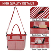 Wholesale Large Insulated Leak-Proof Lunch Box Reusable Lunch Tote Cooler Bag for Women with Shoulder Strap