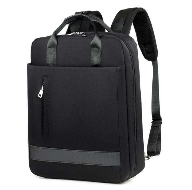 Lightweight Black Sports Tote Backpacks Bags Travel Daypack Carry on Business Laptop Backpack with Usb Port
