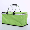 2022 Large Picnic Basket Shopping Travel Camping Grocery Bags Leak-Proof Insulated Folding thermal cooler basket bag
