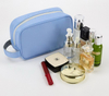 Unisex Women Travel Toiletry Organizer Cosmetic Storage Box Stackable Dopp Kit Cosmetics Essential Makeup Bag with Handle