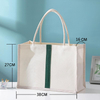 Promotion Wholesale Environmental Protection Hand-painted Single Shoulder Can Be Printed Logo Canvas Tote Bag