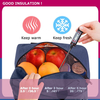 Office Women Men Work School Aluminum Foil Lunch Thermal Insulated Bag Cooler Bags for Student Kids