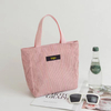 custom women corduroy tote bag for women girls small casual tote handbags