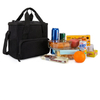 Black Large Capacity Office Hiking Picnic Food Thermal Tote Insulated Bags Cooler Bag For Outdoor Travel Beach