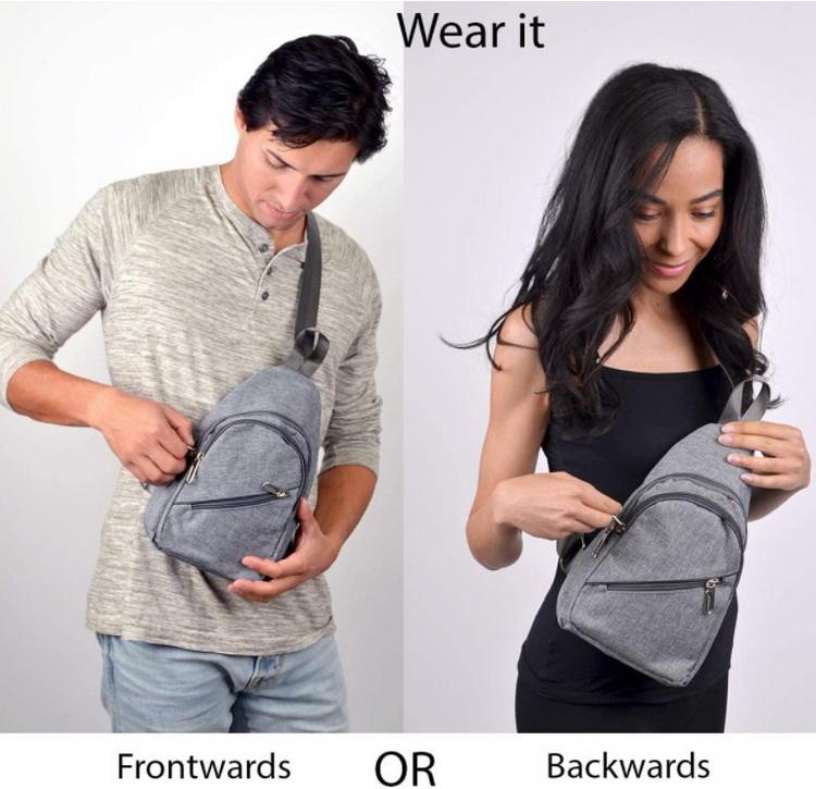 New Fashion Mens Chest Bag Single Shoulder Crossbody Sling Chest Cross Body Bag for Women Men Kids