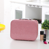 Custom logo customize foldable premium durable china factory made travel cosmetic bag pu leather make up pouch