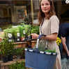 Premium Folding Travel Grocery Food Thermal Bags Insulated Collapsible Picnic Cooler Basket Bag