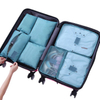 Custom Printed Standard Size Collapsible Utility 7 Sets Travel Packing Cubes
