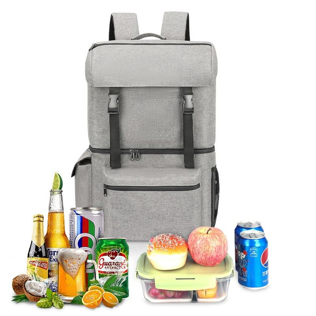 Custom Outdoor Large Insulated Collapsible Multifunctional Leakproof Ice Pack Cooler Backpack Bag