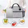 The New Custom Printed Portable Large Insulated Tote Bag Thermal Lunch Cooler Bag
