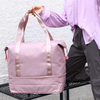 Expandable Extra Large Pink Duffel Gym Bag Foldable Gym Sport Duffel Bag