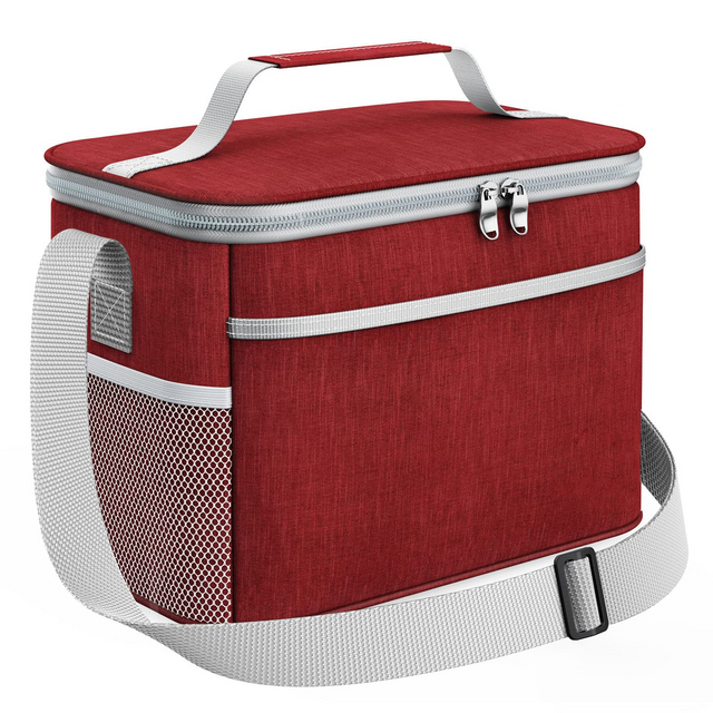 Insulated Reusable Cooler Warmer Lunch Bags Leak Proof Lunch Bag Box for Office School Picnic Beach