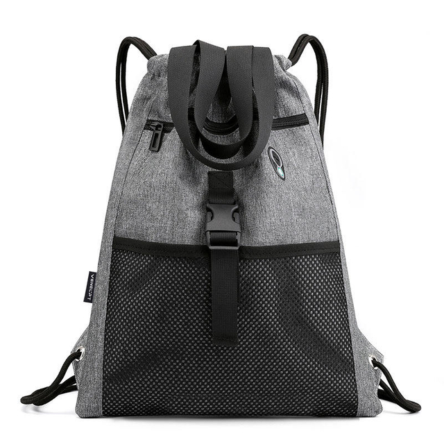 New BSCI Factory Large Capacity Bundle Pocket Student Drawstring Bag Waterproof Oxford Cloth Backpack