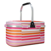 High Quality insulated Cooler Basket Custom Foldable Picnic Basket Collapsible with Cooler