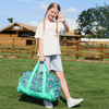 Custom Printing Kids Travel Duffel Bag Girls Overnight Bag for Weekender Weekend Gym Duffle Bag