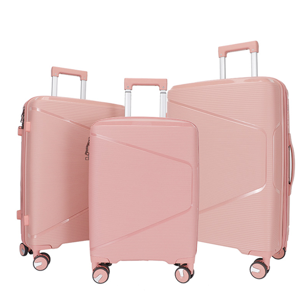 Custom Logo 20 24 28 Inch PP Business Luggage Trolley Suitcase