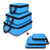 Custom Logo Compression Packing Cubes Set Various Sizes Travel Luggage Packing Organizers Accessories