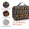 Leakproof Food Grade PEVA Lining Insulated Lunch Box Kids Cooler Bag Custom Pattern Waterproof Picnic Cooler Bag