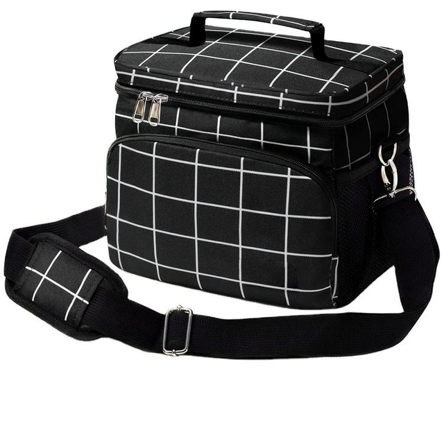 Thermal Aluminium Foil Insulation Bags Custom Pattern Travel Picnic Custom Logo Cooler Bag Insulated Lunch Cooler Bag