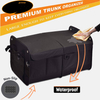 Prime Collapsible Trunk And Backseat Car Organizer Trunk Storage Organizer with Adjustable Straps for Any Car, Sedan & SUV