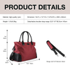High Quality Weekend Trip Spend A Night Tote Duffel Bags with Leather Handle Custom Travelling Duffle Bags for Women