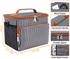 Leakproof Reusable Insulated Cooler Lunch Bag Office Work Picnic Hiking Beach Lunch Box Organizer with Adjustable Shoulder S