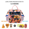 Wholesale Lunch Bag Insulated Cooler Bag Wide-Open Lunch Box Leak Proof Drinks Holder Thermal Snacks Organizer