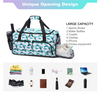 Customized Printing Pattern Fashion Sport Gym Duffel Bag with Shoe Compartment Shoulder Portable Recycled Duffel Bag