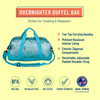 Kids Overnighter Duffel Bags for Boys & Girls Practice Or Overnight Travel Mini Cute Duffle Bag for Girls Glitter