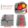 1Women Freezable Lunch Tote Bag Organizer Reusable Cooler Lunch Box Adult Outdoor Picnic Insulated Lunch Bag with Pocket