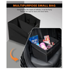 New Design Car Trunk Storage Organizer Bag with Custom Logo Portable Cheap Collapsible Car Back Seat Organizer