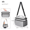 BSCI Factory Hot Sales One Shoulder Portable Waterproof Oxford Cloth Large Capacity Thermal Insulation Lunch Cooler Bag