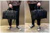Business fashion style large overnight carryon duffel bag sport workout black duffle bag manufacturers gym bags for men