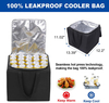 Multifunctional Trunk Organizer Insulated Leak Proof Cooler Bag Collapsible Car Trunk Organizer Storage Bag