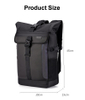 Large Capacity Bucket Laptop Backpack Leisure Tide Cool Roll-top Waterproof Backpack