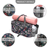 One Shoulder Diagonal Cross-printed Foldable Portable Travelling Large Capacity Sports And Fitness Duffel Bag