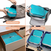 Custom Logo Compression 4 Pack Packing Cubes for Travel Luggage Organizers Storage for Clothes