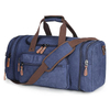Water Resistant Camping Gym Bag Travel Duffel Bag Canvas Weekend Overnight Carry On Bag for Men